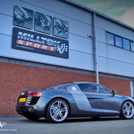 Milltek Sport - Cat Back Exhaust (Removes secondary Cat) Audi R8 MK1 4.2FSI - Car Enhancements UK