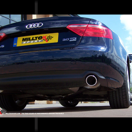 Milltek Sport - Cat Back Exhaust (Multiple Options) Audi A5 B8 (8T) 3.0 TDi (DPF) Coupe & Cabriolet - Car Enhancements UK