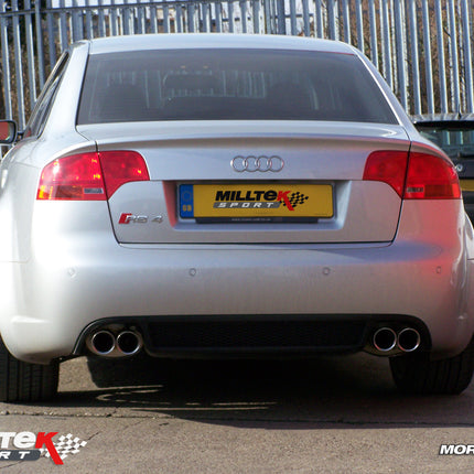 Milltek Sport - Cat Back Exhaust (Multiple Options) Audi RS4 B7 (Saloon, Avant & Cabriolet) - Car Enhancements UK