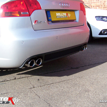 Milltek Sport - Cat Back Exhaust (Multiple Options) Audi RS4 B7 (Saloon, Avant & Cabriolet) - Car Enhancements UK