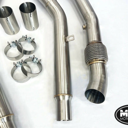 MTC Motorsport - Audi Decat Downpipes and Mid Pipes - Audi C7 (RS6 / RS7 / S6 / S7 / S8)