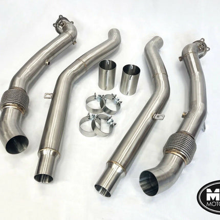 MTC Motorsport - Audi Decat Downpipes and Mid Pipes - Audi C7 (RS6 / RS7 / S6 / S7 / S8)