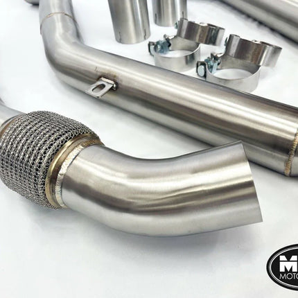 MTC Motorsport - Audi Decat Downpipes and Mid Pipes - Audi C7 (RS6 / RS7 / S6 / S7 / S8)