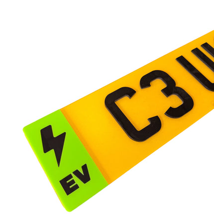 Number Plate Tags - Electric Vehicles (EV)