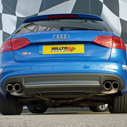 Milltek Sport - Cat Back Exhaust (Multiple Options) Audi S4 B8 3.0 V6 - Car Enhancements UK