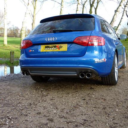 Milltek Sport - Cat Back Exhaust (Multiple Options) Audi S4 B8 3.0 V6 - Car Enhancements UK