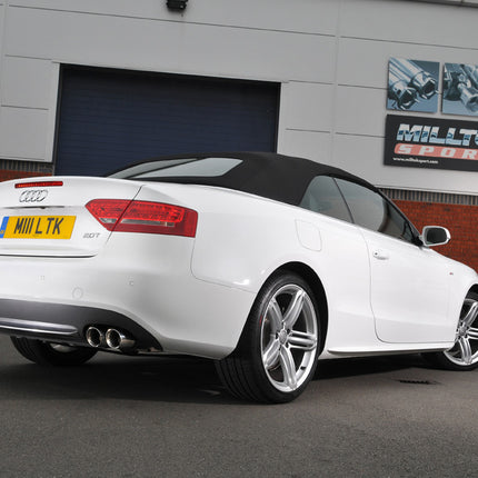 Milltek Sport - Cat Back Exhaust (Multiple Options) Audi A5 B8 (8T) Cabriolet & Coupe - Car Enhancements UK