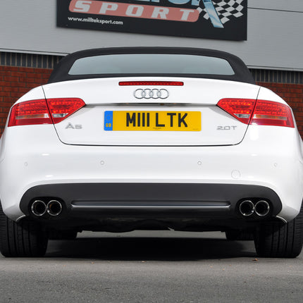 Milltek Sport - Cat Back Exhaust (Multiple Options) Audi A5 B8 (8T) Cabriolet & Coupe - Car Enhancements UK