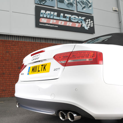 Milltek Sport - Cat Back Exhaust (Multiple Options) Audi A5 B8 (8T) Cabriolet & Coupe - Car Enhancements UK