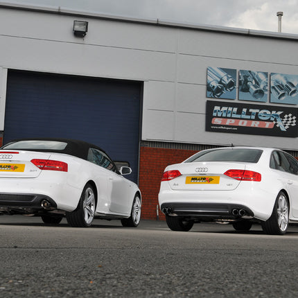 Milltek Sport - Cat Back Exhaust (Multiple Options) Audi A5 B8 (8T) Cabriolet & Coupe - Car Enhancements UK