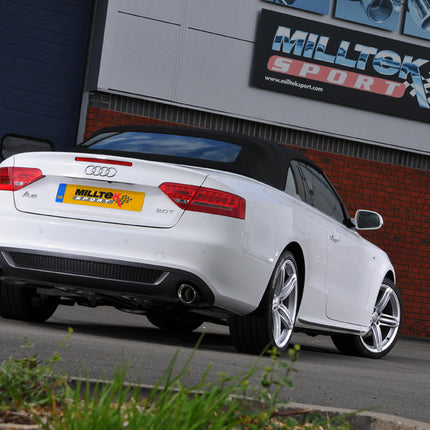 Milltek Sport - Cat Back Exhaust (Multiple Options) Audi A5 B8 (8T) Cabriolet & Coupe - Car Enhancements UK