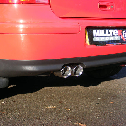 Milltek Sport - Cat Back Exhaust (Multiple Options) VW Golf MK4 / Seat Leon Cupra MK1 - Car Enhancements UK