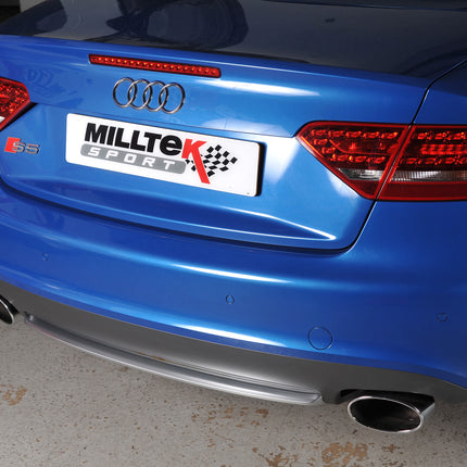 Milltek Sport - Cat Back Exhaust (Multiple Options) Audi S5 B8 Coupe & Cabriolet - Car Enhancements UK