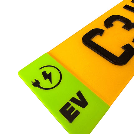 Number Plate Tags - Electric Vehicles (EV)