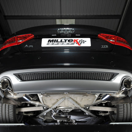 Milltek Sport - Cat Back Exhaust (Multiple Options) Audi A5 B8 (8T) 3.0TSi Multitronic / S Tronic - Car Enhancements UK