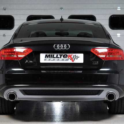 Milltek Sport - Cat Back Exhaust (Multiple Options) Audi A5 B8 (8T) 3.0TSi Multitronic / S Tronic - Car Enhancements UK