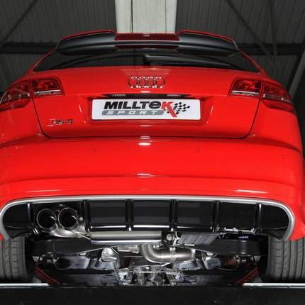 Milltek Sport - Cat Back Exhaust (Multiple Options) Audi RS3 8P S Tronic Sportback - Car Enhancements UK