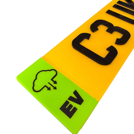 Number Plate Tags - Electric Vehicles (EV)