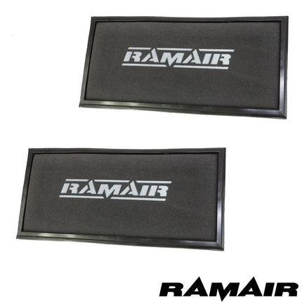 RAMAIR - RPF-1718-2 - 2x VW Porsche Land Rover Replacement Foam Air Filter - Car Enhancements UK