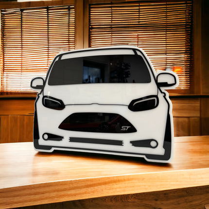 Willows World Car Wall Art- MK3 Focus ST Pre Facelift - Car Enhancements UK