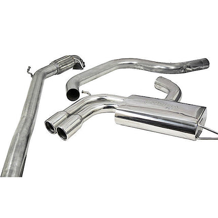 Cobra Exhausts - Audi A3 (8P) 2.0 TFSI 2WD (5 Door Sportback) Turbo Back Performance Exhaust