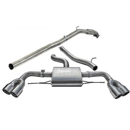 Cobra Exhausts - Audi TTS (Mk2) Quattro Turbo Back Performance Exhaust