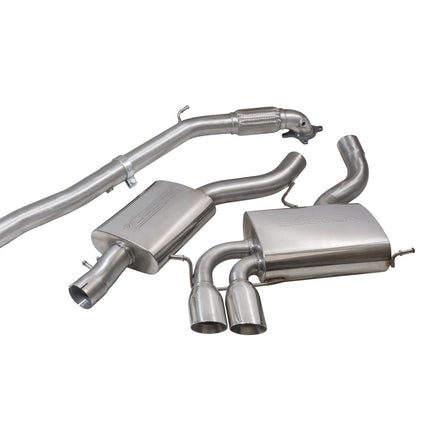 Cobra Exhausts - Audi A3 (8P) 2.0 TFSI Quattro (3 Door) Turbo Back Performance Exhaust