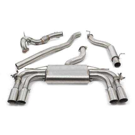 Cobra Exhausts - Audi S3 (8V) 3 Door (Valved) (13-18) Turbo Back Performance Exhaust