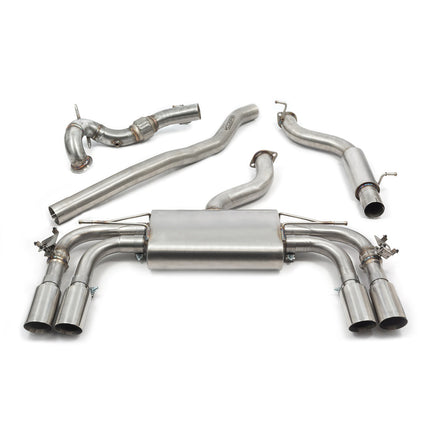 Cobra Exhausts - Audi S3 (8V) Saloon (Valved) (13-18) Turbo Back Performance Exhaust