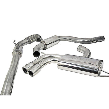 Cobra Exhausts - Audi A3 (8P) 2.0 TFSI 2WD (3 Door) Turbo Back Performance Exhaust