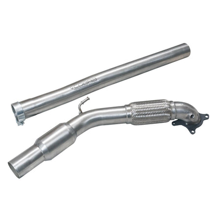 Cobra Exhausts - Audi TT (Mk2) 1.8/2.0 TFSI (2WD) 2011-14 Front Downpipe Sports Cat / De-Cat Performance Exhaust