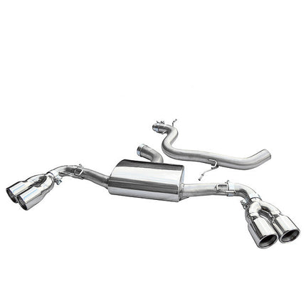 Cobra Exhausts - Audi TT (Mk2) 1.8/2.0 TFSI (2WD) (2007-11) Cat Back Performance Exhaust