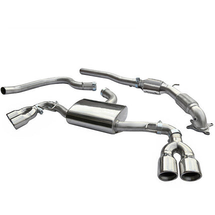 Cobra Exhausts - Audi TT (Mk2) 1.8/2.0 TFSI (2WD) (2007-11) Turbo Back Performance Exhaust