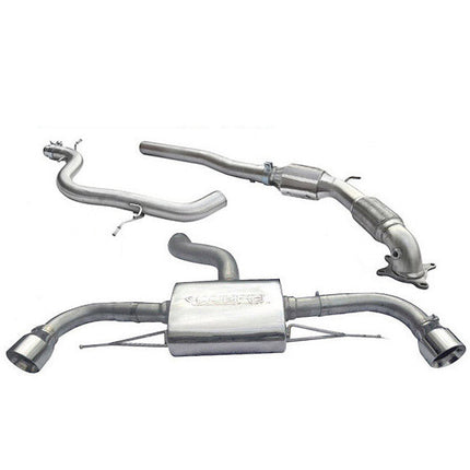 Cobra Exhausts - Audi TT (Mk2) 1.8/2.0 TFSI (2WD) 2011-14 Dual Exit Turbo Back Performance Exhaust