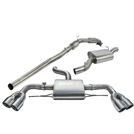 Cobra Exhausts - Audi TTS (Mk2) Quattro Turbo Back Performance Exhaust