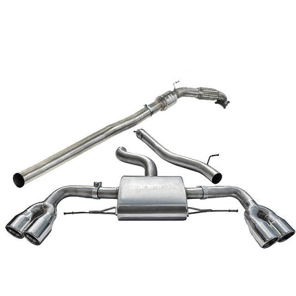 Cobra Exhausts - Audi TTS (Mk2) Quattro Turbo Back Performance Exhaust