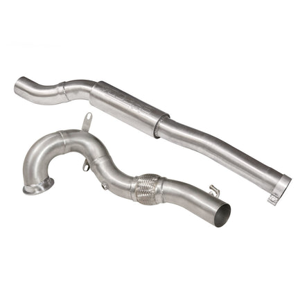 Cobra Exhausts - Audi TTS (Mk3) 2.0 TFSI Front Downpipe Sports Cat / De-Cat Performance Exhaust