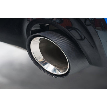 Cobra Exhausts - BMW X2 M35i xDrive (F39) OEM Style M Performance Tips - Carbon Fibre Larger 4" Slip-on Replacement Tailpipes