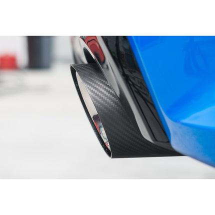 Cobra Exhausts - BMW M135i xDrive (F40) OEM Style M Performance Tips - Carbon Fibre Larger 4" Slip-on Replacement Tailpipes