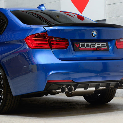 Cobra Exhausts - BMW 325D (F30 LCI/F31 LCI) (2015-19) Quad Exit M3 Style Performance Exhaust Conversion