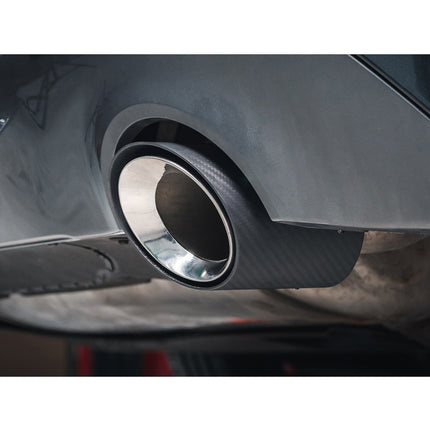 Cobra Exhausts - BMW 2 Series (G42) Carbon Fibre M Performance Tips - OEM Style Larger 3.5" Slip-on Replacement Tailpipes