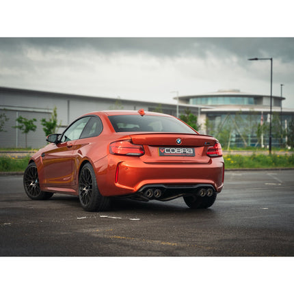 Cobra Exhausts - BMW M2 Competition Venom Race Rear Axle Back (Back Box Delete) Performance Exhaust