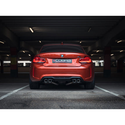 Cobra Exhausts - BMW M2 Competition Venom Race Rear Axle Back (Back Box Delete) Performance Exhaust