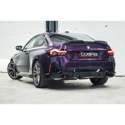 Cobra Exhausts - BMW M240i (G42) (21>) Venom Race Rear Axle Back (Back Box Delete) Performance Exhaust