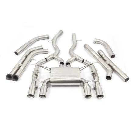 Cobra Exhausts - BMW M4 (F82) Coupe 3" Valved Primary Cat Back Performance Exhaust