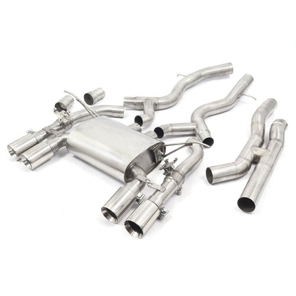 Cobra Exhausts - BMW M4 (F82) Coupe 3" Valved Secondary Cat Back Performance Exhaust