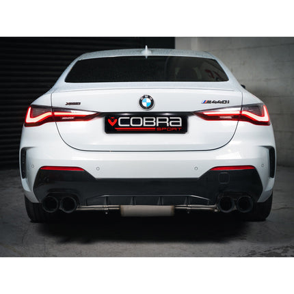 Cobra Exhausts - BMW M440i (G22) (22>) (UK/EU) Valved Quad Exit GPF/PPF Back Performance Exhaust