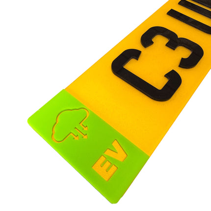 Number Plate Tags - Electric Vehicles (EV)