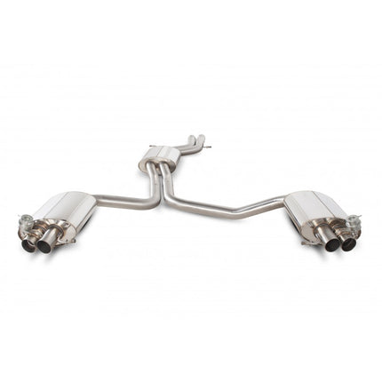 Scorpion Exhausts - RESONATED Exhaust System Inc Valve - Audi RS4 B8 / RS5 8T