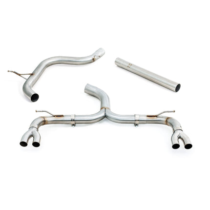 Cobra Exhausts - Cupra Leon 2.0 TSI 300 (20>) Back Box Delete Race Cat/GPF Back Performance Exhaust